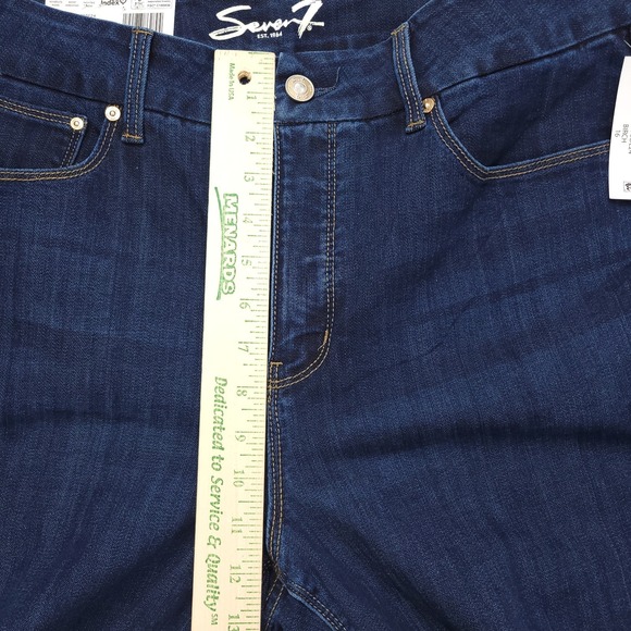 Seven Jeans Women's 16 Tummyless Skinny High Rise Stretch New - Picture 8 of 10